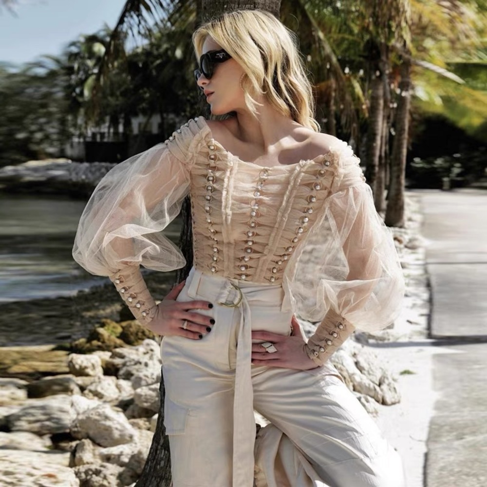 Zimmermann pearl top